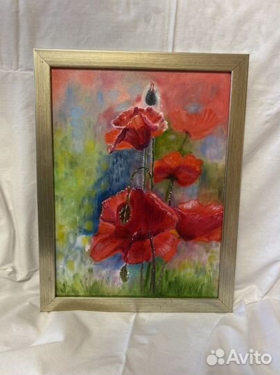Картина маслом холст на подрамнике