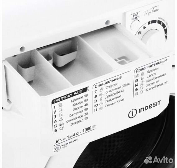 Стиральная машина indesit MSC 615. 6кг. Новая