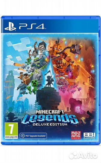Игра Minecraft Legends Deluxe,PS4 русская версия)