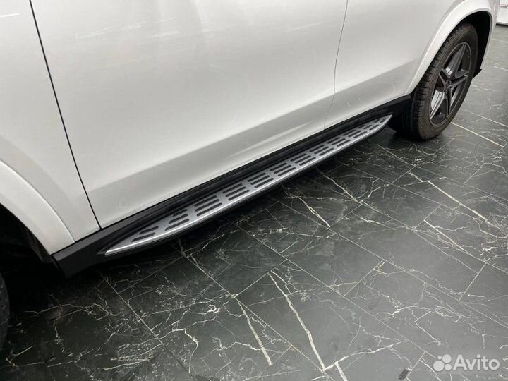 Решетка + пороги + диффузор Mercedes GLE v167 гле