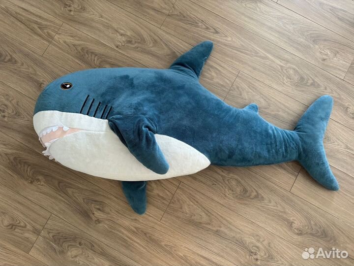 Мягкая игрушка акула как в икея 120 см