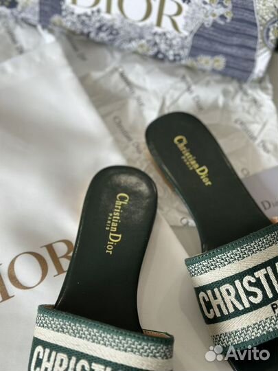 Шлепанцы christian dior