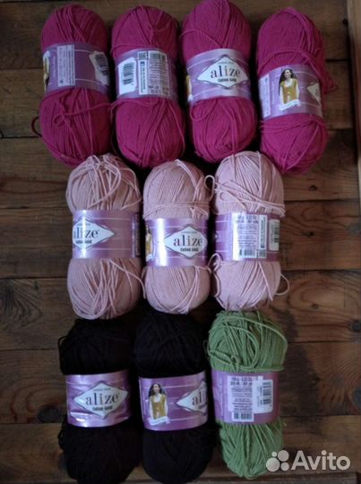 Пряжа для вязания Хобби,Коттон голд