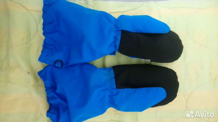 Непромокаемые варежки-краги 5-7 лет