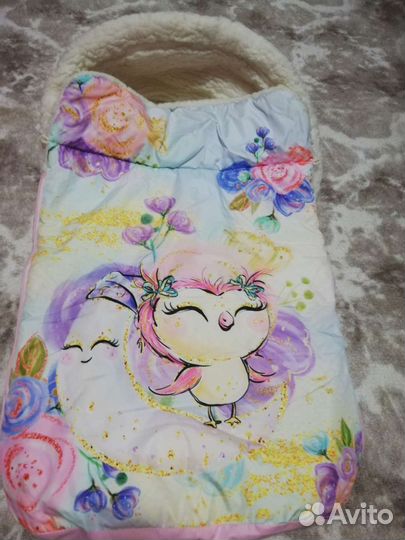 Конверт зимний на овчине