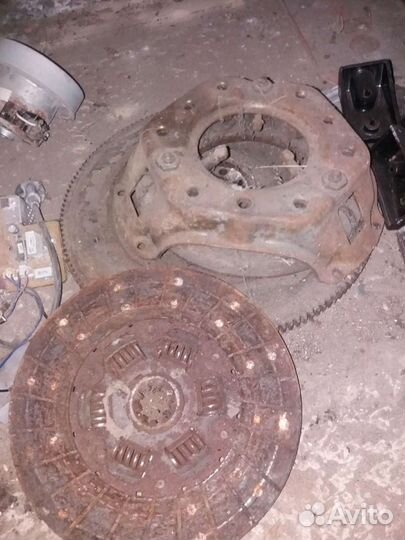 Для УАЗ стартера, маховик б/у,корзина сцепления