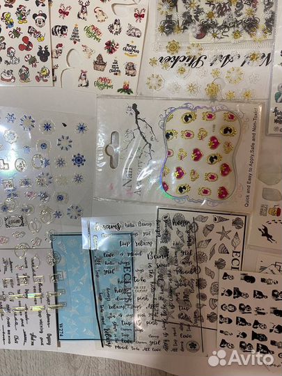 Слайдеры и наклейки для маникюра