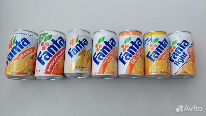 Банки - Coca Cola, Fanta, пиво, водка