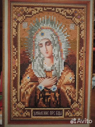Икона из алмазной мозаики