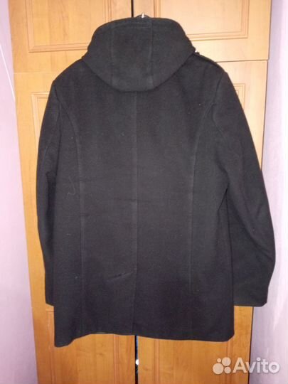 Пальто мужское с капюшоном