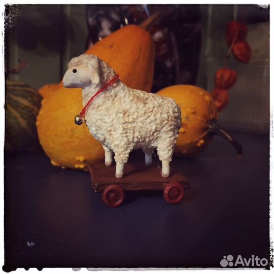 Ватная игрушка на ёлку 