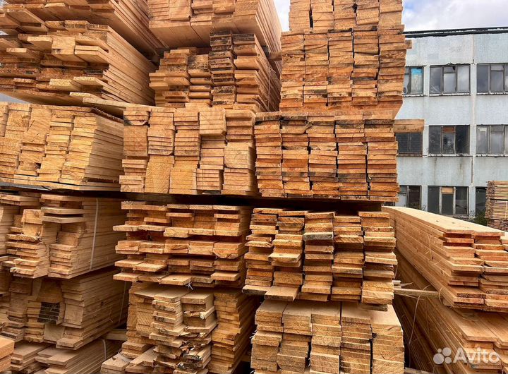 Доска обрезная 50х150х6000мм с доставкой