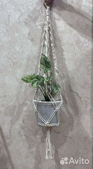 Кашпо подвесное макраме