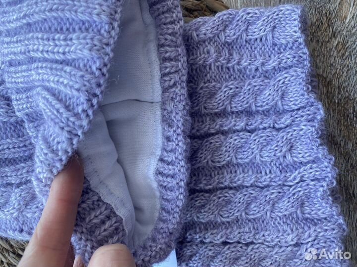 Шапка + снуд, новые, 48-54