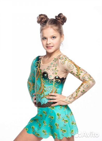 Купальник по художественной гимнастики 152- 158 р