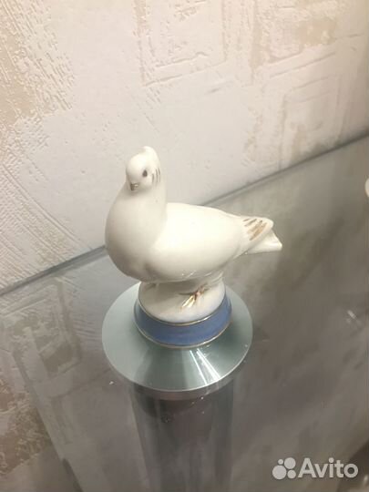Малый голубь гжель СССР
