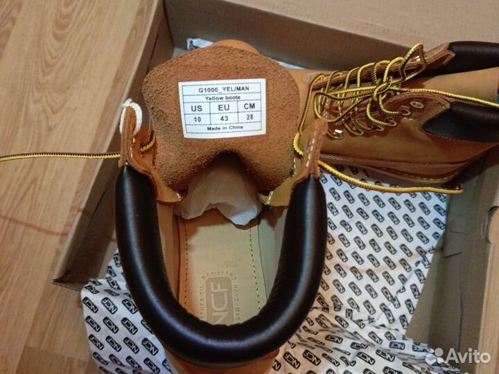 Ботинки NFC X Timberland Yellow Boots US 11D/44/29