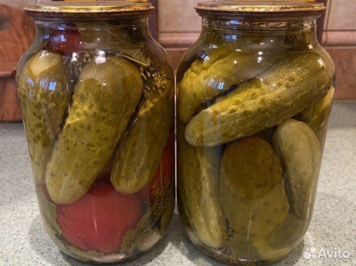 Огурцы помидоры маринованные, соленые
