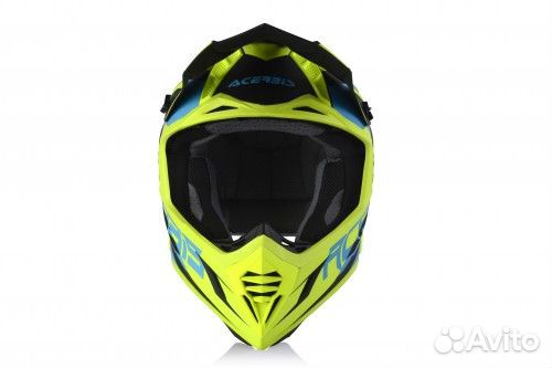 Шлем кроссовый Acerbis X-track Light Blue/Fluo