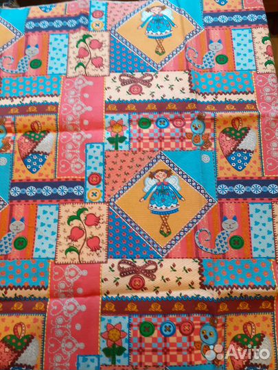 Ткань -рогожка купон