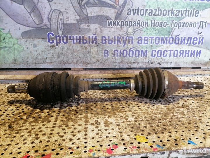 Привод передний левый Opel Astra H