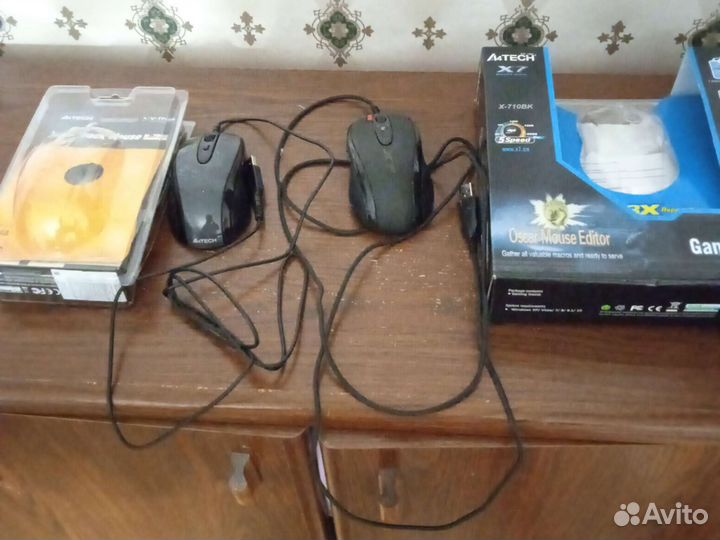 Мыши a4tech комплект 2 штуки