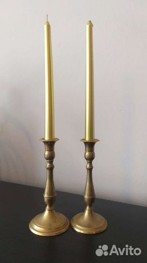 Подсвечники латунь Европа середина ххв