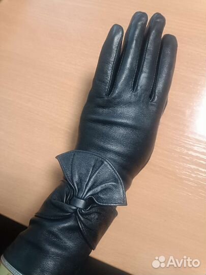 Перчатки женские натуральная кожа