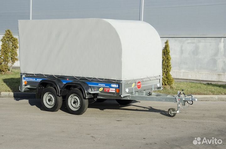 Новый двухосный прицеп 3000/1500