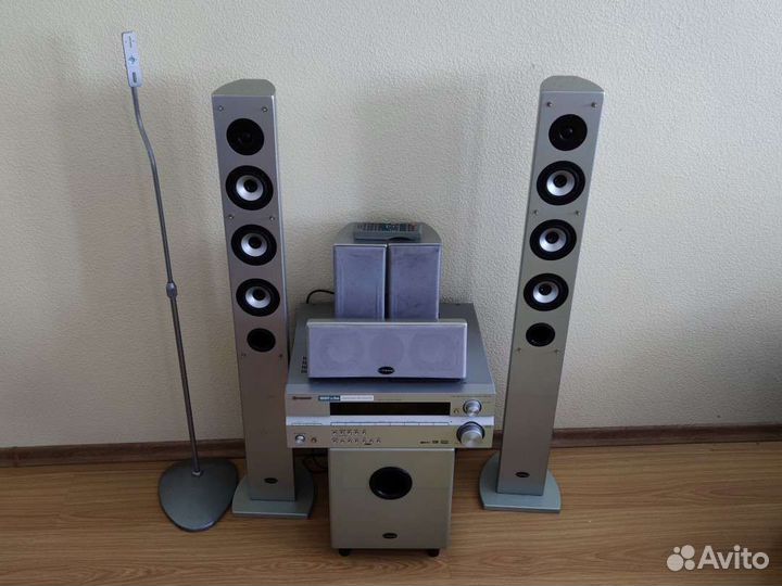 Ресивер pioneer vsx 415 + акустика ultimate 1500