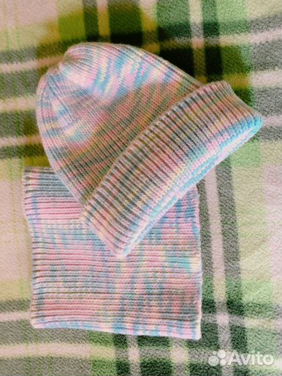 Комплект шапка, снуд детский демисезон