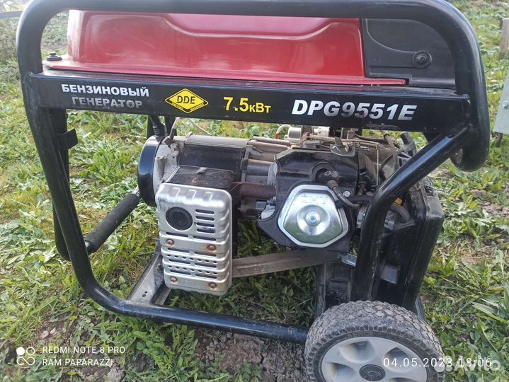 Бензогенератор DDE 7.5 квт