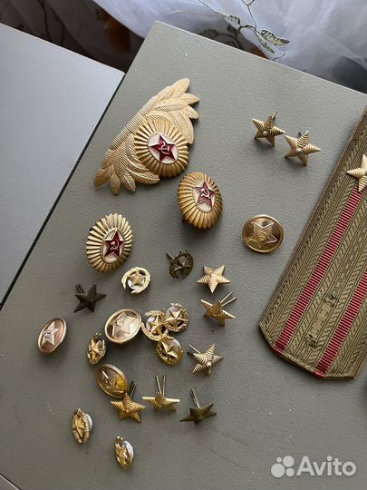 Погоны + фурнитура СССР (оригинал)