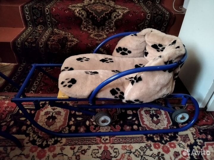 Детские санки с колесами