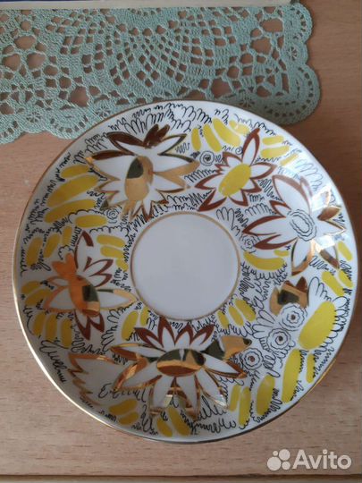 Чайная пара. СССР. Фарфор