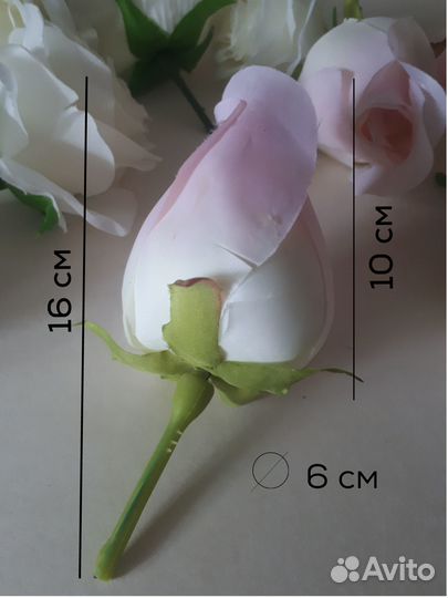 Искусственные цветы Розы Бутоны