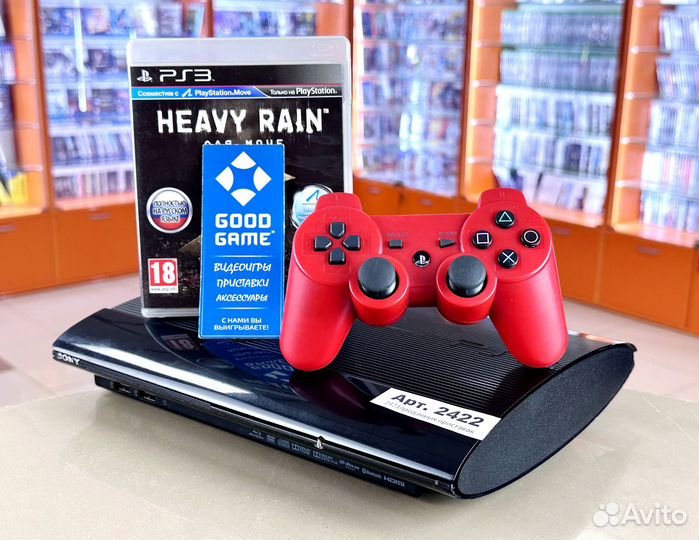 Sony PS3 SuperSlim (320Gb) Гарантия 3 мес Арт.2422