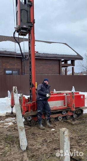Жб сваи под ключ установка