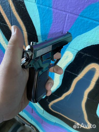 Металлическая зажигалка пистолет CZ-83 с кобурой