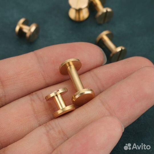 Ременной винт, латунный, крепление для пряжки
