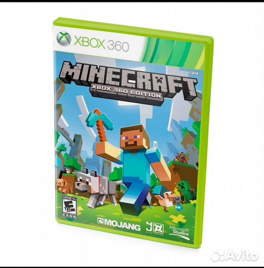 Диск minecraft xBox 360