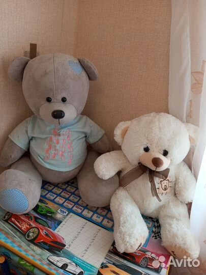 Плюшевый медведь 2 штуки