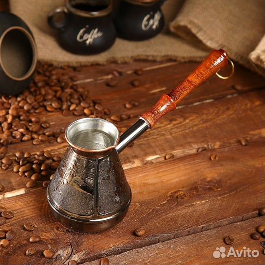 Турка для кофе медная 'Спорт', 0,3 л