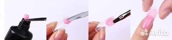 Набор для наращивания ногтей-6 шт