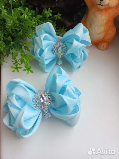 Бантики для девочек ручной работы