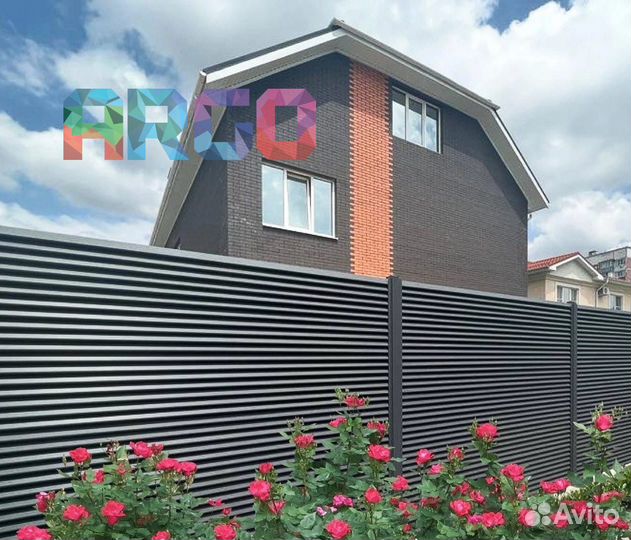 Заборы жалюзи