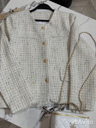 Твидовый Жакет