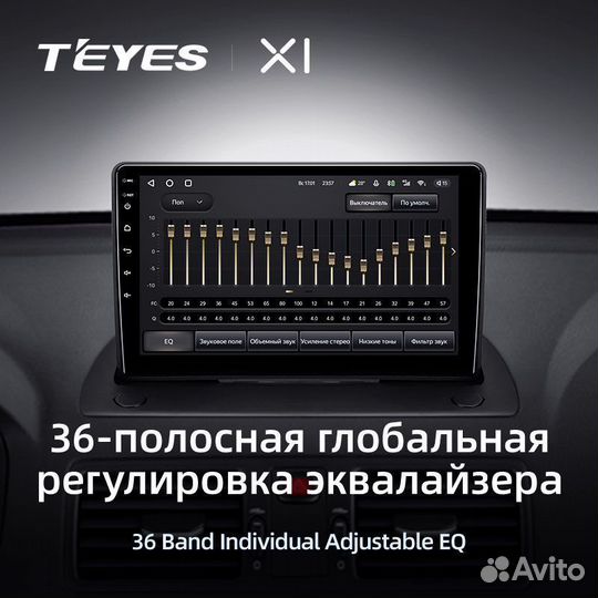 Магнитола Teyes X1 Volvo XC90 2002-2014