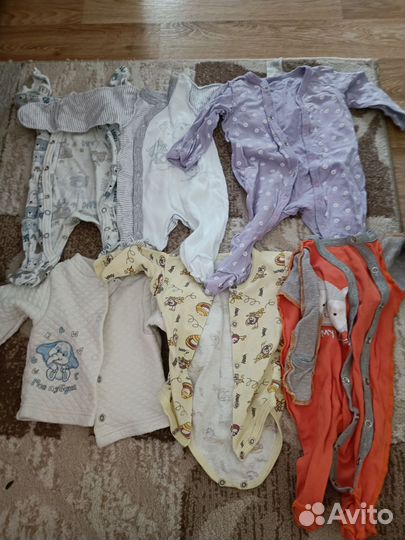 Вещи детские для девочки от 0