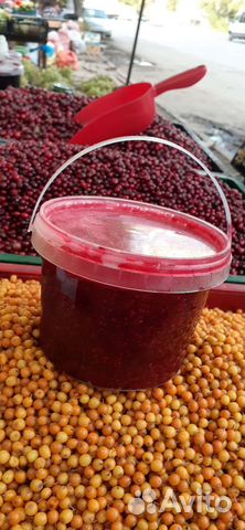 Малина перетертая с сахаром